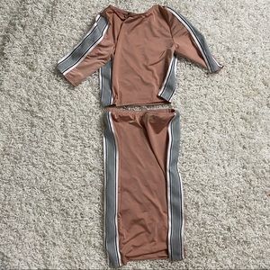 Fashion Nova XS 2 piece dress